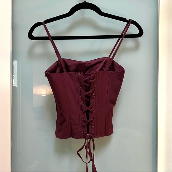 & Other Stories Laced-Up Bustier - Picture 2 of 5